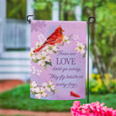 Memorial Cardinal Suede Garden Flag
