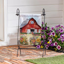 Petal & Plow Barn Suede Garden  Flag