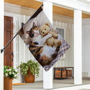 Pet Central Catnap Suede Flag House