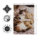 Pet Central Catnap Suede Flag House