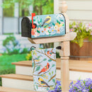Cottage Garden Birds Suede Garden Flag