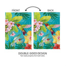 Paradise Birds Suede Garden Flag