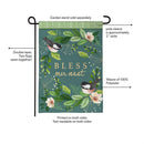 Bless Our Nest Suede Flag Garden