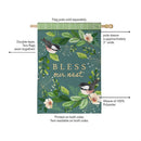 Bless Our Nest Suede Flag House