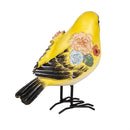 Cottage Garden Table Decor Resin Bird with Metal Feet, 4.75"L, Asst of 3