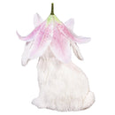 Hop Into Spring Table Decor Natural Fiber Bunny with Flower Hat, 10"H