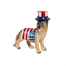 Red, White, & Bloom Table Decor Resin Patriotic Dog, Asst of 5