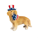 Red, White, & Bloom Table Decor Resin Patriotic Dog, Asst of 5