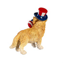 Red, White, & Bloom Table Decor Resin Patriotic Dog, Asst of 5
