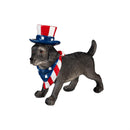 Red, White, & Bloom Table Decor Resin Patriotic Dog, Asst of 5