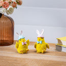 Bunny Blooms Table Decor Resin Easter Chick, 4.5"H, Asst of 2