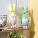 Hop Into Spring Table Decor Fabric Bunny Gnome, Asst of 2, 14.25"H