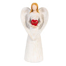 Valentine's Day Table Decor Resin Angel wit Icon, 7.25"H, Asst of 2