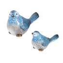 Cottage Garden Table Decor Ceramic Bird, Set of 2
