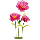 Cottage Garden Decor Paper Pink Flower, 56"H
