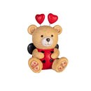 Valentine's Day Table Decor Resin Love Bug Bear, 4.5"H, Asst of 2