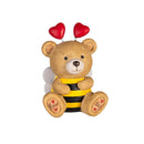 Valentine's Day Table Decor Resin Love Bug Bear, 4.5"H, Asst of 2