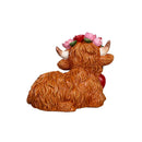 Valentine's Day Table Decor Resin Highland Cow, Asst of 2