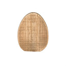 Hop Into Spring Table Decor Wood Egg with Ceramic Bunny, Set of 2