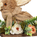 Bunny Blooms Faux Floral Table Decor Bunny, 11"L
