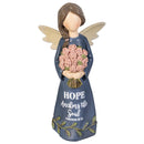 Simple Blessings Resin Angel Table Decor, Faith/Hope/Love, Asst of 3, 6"H