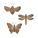 Cottage Garden Table Decor Resin Insect, Asst of 3