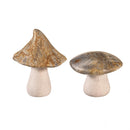 VivaStyle Table Decor, Marble Mushroom, Set of 2