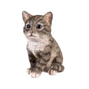 Pet Central Table Decor Resin Bicolor Tabby Cat, 3.3"H