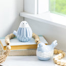 Cottage Garden Table Decor Ceramic Bird, Asst of 2