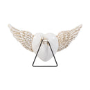 Memorial Table Decor Resin Angel Wings, Because someone we love, 10"L