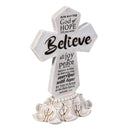 Simple Blessings Resin Cross Table Decor, Asst of 3, 7"H