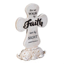 Simple Blessings Resin Cross Table Decor, Asst of 3, 7"H
