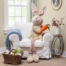 Hop Into Spring Table Decor Fabric Patricia the Bunny, 70"H