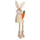 Hop Into Spring Table Decor Fabric Patricia the Bunny, 70"H