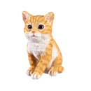 Pet Central Table Decor Resin Orange Tabby Cat, 3.3"H