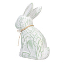Hop Into Spring Table Decor Wood Bunny with Bow, 10.5"H