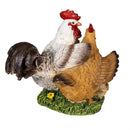 Hillside Pasture Table Decor Resin Farm Chicken Family, 6.5"L