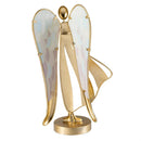 Nativity Table Decor Metal and Glass Angel, 13"H