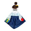 Giddy the Goose 21-inch metal porch statue with Teacher outfit; goose and outfit included