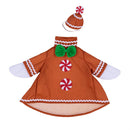 Giddy the Goose 21-inch metal porch statue with Gingerbread outfit; goose and outfit included