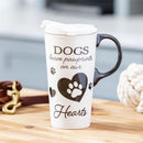 Memorial Pet Travel Cup Ceramic Perfect Cup, "DOGS", 17oz, Gift Box