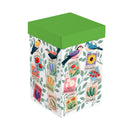 Cottage Garden Travel Cup Ceramic Perfect Cup, Colorful Birds, 17oz, Gift Box