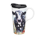 Hillside Pasture Ceramic Perfect Cup, Farm Cow, 17oz, Gift Box