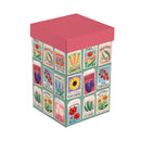 Cottage Garden Travel Cup Ceramic Perfect Cup, Seed Packets, 17oz, Gift Box