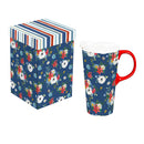 American Classic Ceramic Perfect Cup, Blooming Americana, 17oz, Gift Box