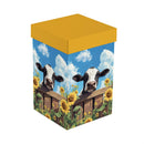 Hillside Pasture Travel Cup Ceramic Perfect Cup, Cow Behind Fence, 17oz, Gift Box