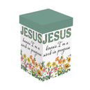 Simple Blessings Travel Cup Ceramic Perfect Cup, Jesus knows I'm a Work in Progress, 17oz, Gift Box