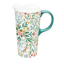 What She Shed Ceramic Perfect Cup, Mandala, 17oz, Gift Box