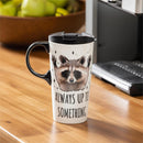 Just for Laughs Travel Cup Ceramic Perfect Cup, Raccoon, 17oz, Gift Box
