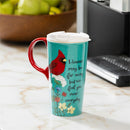 Memorial Travel Cup Ceramic Perfect Cup, Cardinal, 17oz, Gift Box